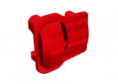 (TRX9738-RED)Differential cover, front or rear (red) (2