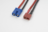 GF-1300-100 Conversie kabel E-Flite mann. > Deans mann., silicone kabel 14AWG (1st)
