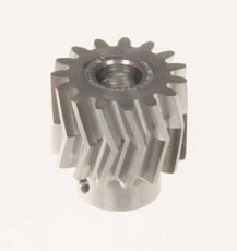 (MIK-04415)Pinion for herringbone gear 15teeth, M1, dia.6mm