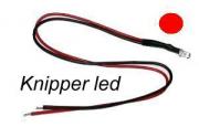 (RCP-69132)	3 mm knipper led bedraad voor 12V, rood