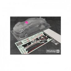 (BDGT-190PG3TR) Bittydesign P-G3TR 1/10 GT clear body 190mm