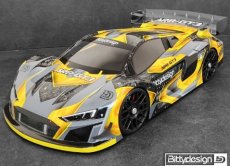 (BDGT8-R8) Bittydesign AR8-GT3 1/8 GT clear body 325mm (LW | 1mm)