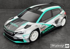 (BDRX-190FRS2) Bittydesign SKODA Fabia RS Rally2 1/10 190mm rally