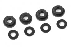 (C-00180-078)  Team Corally - Shock Body Insert - Washer - Composite - 1 set (4+4pcs)