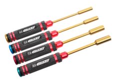 (C 16190) Team Corally - Pro Nut Driver Set - Ti-Ni Coated - 4.0 / 5.5 / 7.0 / 8.0 mm - 4 pcs