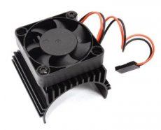 C 31511 BLACK (C31511BLACK) Motor Heatsink w/ Cooling Fan 40x40mm for Brushless Motor 4074/4274/1515 Size