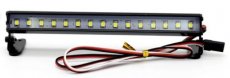(C 32144) Roof Top White LED Light Bar 143x35mm w/ Multi Flash Modes for 1/10 Scale