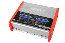 C-48491 (C-48491) Team Corally - Eclips 2400 Duo Charger, AC/DC, 400W, Lcd Screen