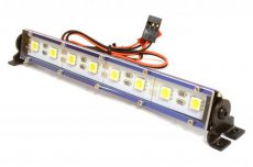 (C26701BLUE) Realistic Roof Top SMD LED Light Bar 145x19x21mm for 1/10 Scale Crawler