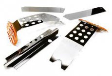 (C27189ORANGE) Integy Metal Complete Skid Plate Kit for Traxxas X-Maxx 4X4