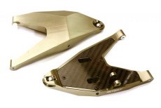 (C28607GREY) Machined Front Lower Suspension Arms for Traxxas 1/7 Unlimited Desert Racer