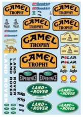 (DECAL5000) Camel Trophy decal sheet for TRX-4