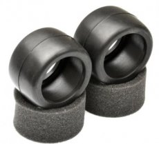 (EXO2252) 1/10 RUBBER TIRES- REAR 22X (CARPET)