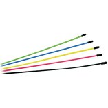 (FAST103-6) Fastrax Multi Coloured Assorted Antenna Tubes 6Pcs