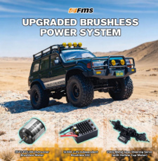 (FMS11042RS-GN-BL) 1/10 Toyota LC80 FCX10 OVR brushless ARTR kit (RS) - Green