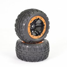 (FTX 9765) FTX TRACER TRUGGY WHEEL/TYRES COMPLETE (PR)