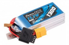 (GEA133S60X6GT) Gens Ace G-Tech 1300mAh 11.1V 60C 3S1P Lipo Battery Pack with XT60 Plug
