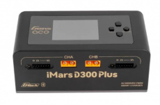 (GEA300WPLUS-EB) Gens Ace iMars D300 Plus Smart Charger | Dual-Channel | G-tech | EB Black