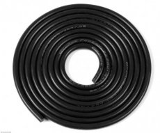 (GF-1341-071) Revtec - Silicone Wire - Powerflex PRO+ - Black - 20AWG - 255/0.05 Strands - OD 1.8mm - 1m