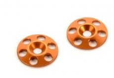 (H293561O) HUDY ALU REAR WING SHIM - ORANGE, H293561-O