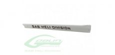 (H0623-S)CARBON FIBER TAIL BOOM WHITE- GOBLIN 500 SPORT