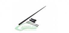 (HC461-S)CARBON FIBER TAIL PUSH ROD Ø4 X Ø2,5 X 420 - GOBLIN 380