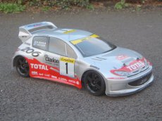 (HPI7407) Painted PEUGEOT 206 WRC BODY (200mm)