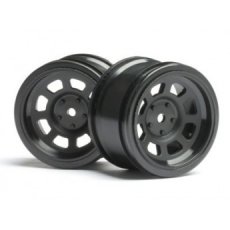 (HPI3858) VINTAGE STOCK CAR WHEEL 31mm BLACK