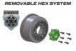 LR-T3314SX (LR-T3314SX) Louise RC - MFT - ST-HUMMER - 1-10 Stadium Truck Tire Set - Mounted - Sport - Black Wheels