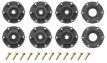 LR-T3314SX (LR-T3314SX) Louise RC - MFT - ST-HUMMER - 1-10 Stadium Truck Tire Set - Mounted - Sport - Black Wheels