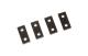 (MIK-04605)Servo distance plates, LOGO 500/600 chassis