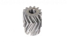 (MIK-05010) Pinion for herringbone gear 13 teeth 25°, M1, dia. 6mm