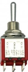 (MUL 70733) Miniature toggle switch 3 x UMM