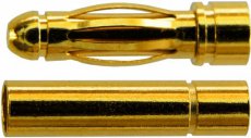 (MUL83302) 3.0mm gold connector 5 paar