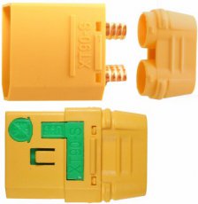 (MUL83425) XT90S - Anti-Flash - 4mm, Gold Connector 5 paar