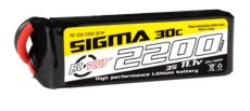 (RC-G30-2200-3S1P) RC Plus - Li-Po Batterypack - Sigma 30C - 2200 mAh - 3S1P - 11.1V - XT-60