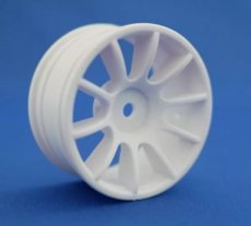 (RI 25401) Ride 1:10 M-Chassis 60 Size 10-Spoke Wheel - White (2)