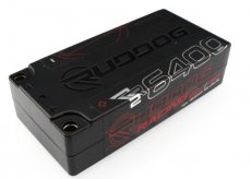 (RP 0856) RUDDOG Racing RR2 6400mAh 150C/75C 7.6V 25mm Short Stick Pack LiPo-HV Battery