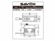 (SB-2292SG) SAVÖX Standard Size Digital Brushless Servo Aluminium Case 7,4V 31kg/0,07sek