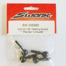 (SW 330252) SWORKz S350 BX1/BR1 Steering Knuckle Pivot Ball Turnbuckle(4pc)