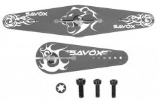 (SX-H-SH-80) Savox - Horn Set - 80M - Aluminium - for 25T Spline Metal Gear servos