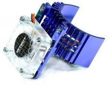 (T 8074BLUE) Motor Heatsink 540 Size w/ Cooling Fan