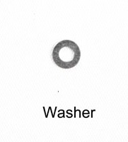 (TAM50586) 3mm Washer 10pc