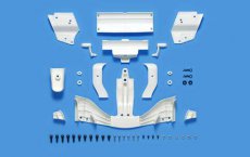 (TAM51603) F104 Wing Set (2017) Front & Rear White