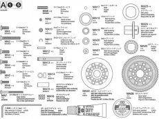 (TAM9400289) Metal parts bag A for 583