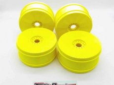 (TP100011MFY) TPRO 1/8 Off Road Dish Pro-XR Race Medium Hard Wheel (FY) (4)