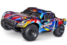 (TRX 102076 4RNR) Traxxas Maxx Slash 6S Short Course Truck - Rock & Roll