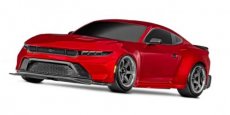 (TRX105237-4RED) Traxxas 4-TEC 2024 Ford Mustang Drift car Red