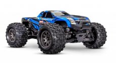 (TRX 107154 1 BLUE) Traxxas Mini Maxx BL-2s Blue incl battery & USB charger