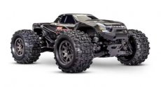 (TRX 107154-BLK) Traxxas Mini Maxx BL-2s Black incl battery & USB charger